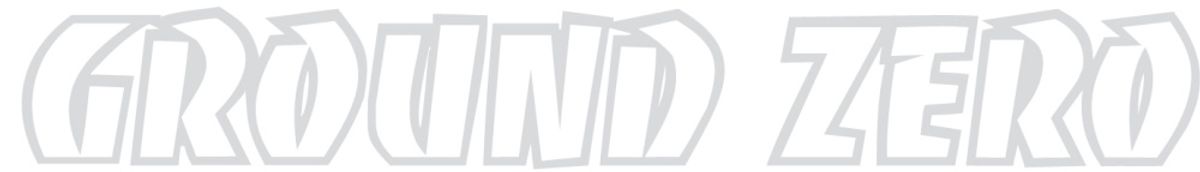  Ground Zero Sticker - 34x5cm